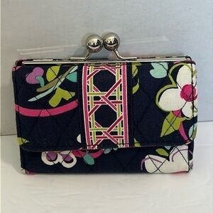 Vera Bradley Bags Small Kisslock Wallet Ribbons NWOT